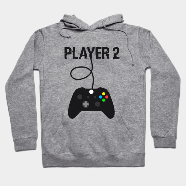 Player 2 Hoodie by hoopoe